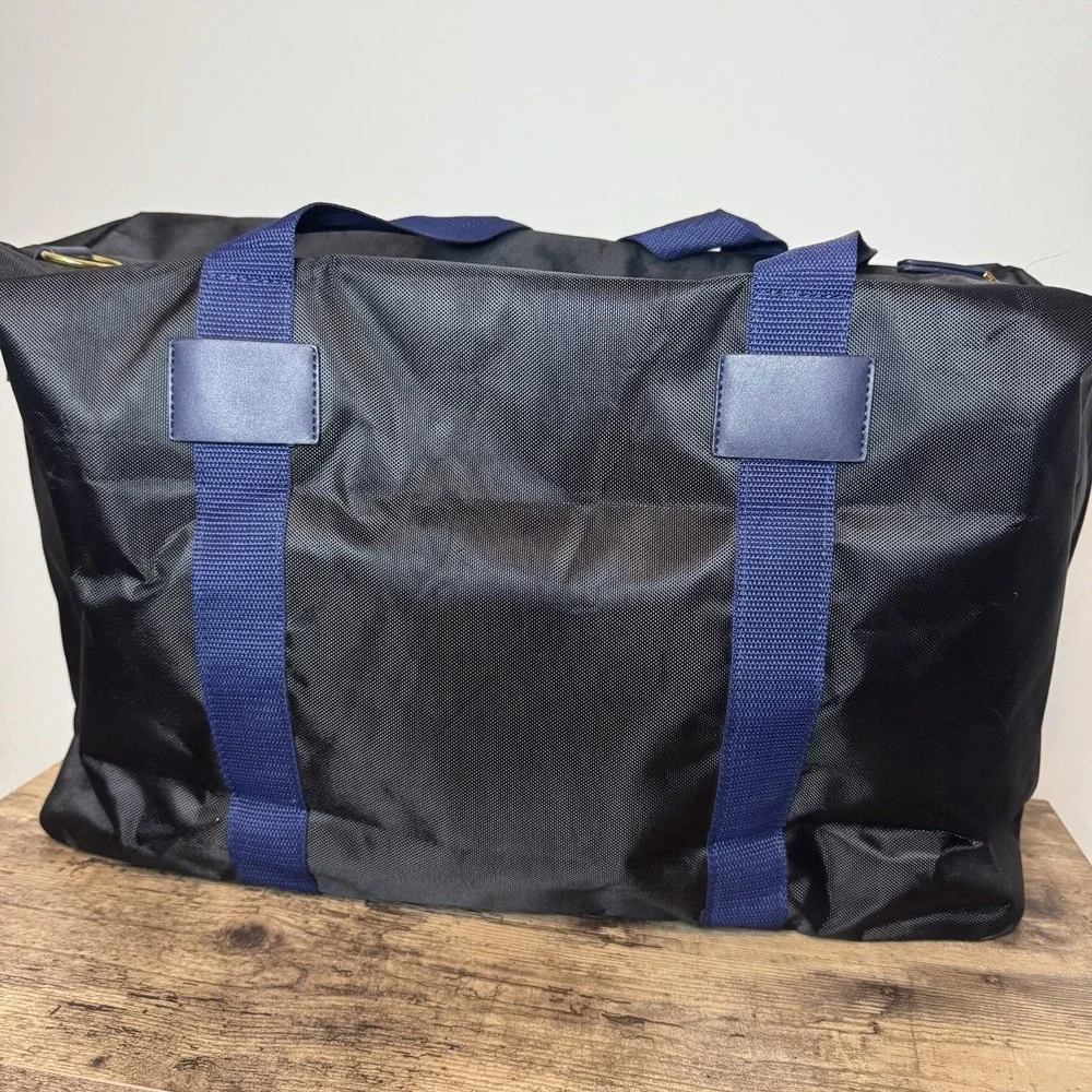 Versace Parfums Black Weekender Duffel Duffle Bag